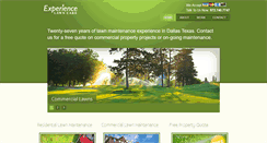Desktop Screenshot of experiencelawncare.com